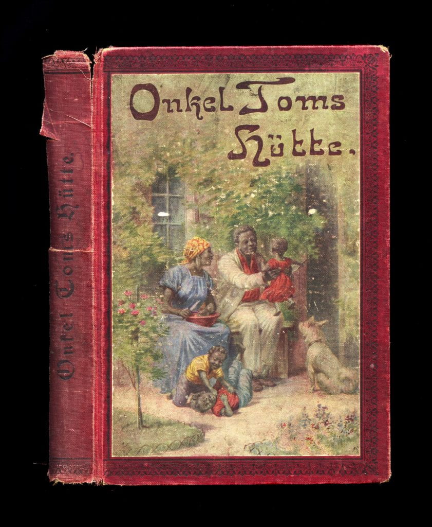 Illustrated cover for German Uncle Tom's cabin